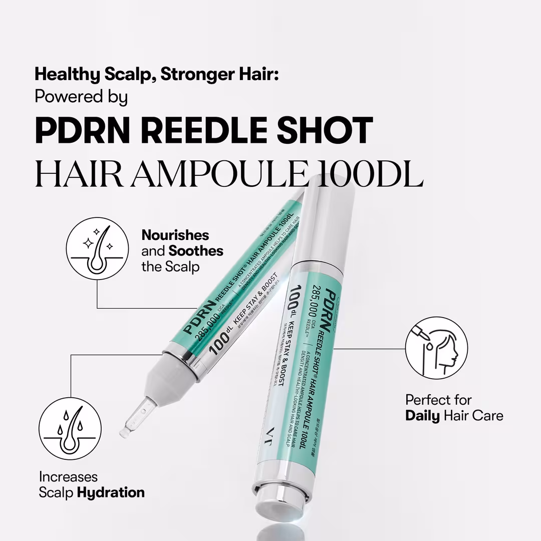 VT Cosmetics  PDRN Reedle Shot Hair Ampoule 100dL