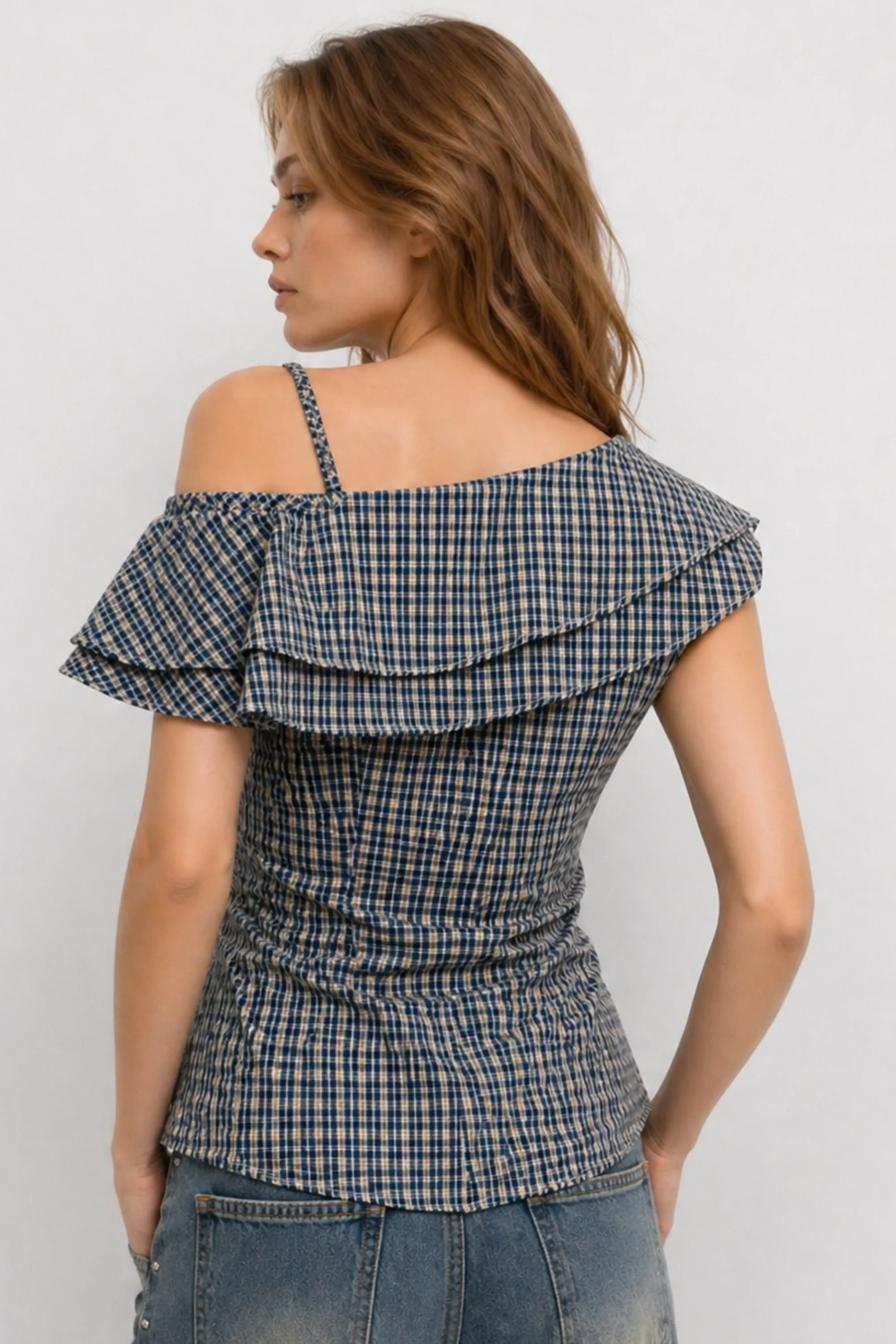 Gingham Muse Top