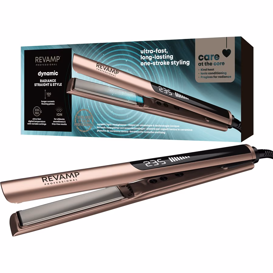 Keramik-Haarglätter mit Ionentechnologie Dynamic Radiance Straight & Style