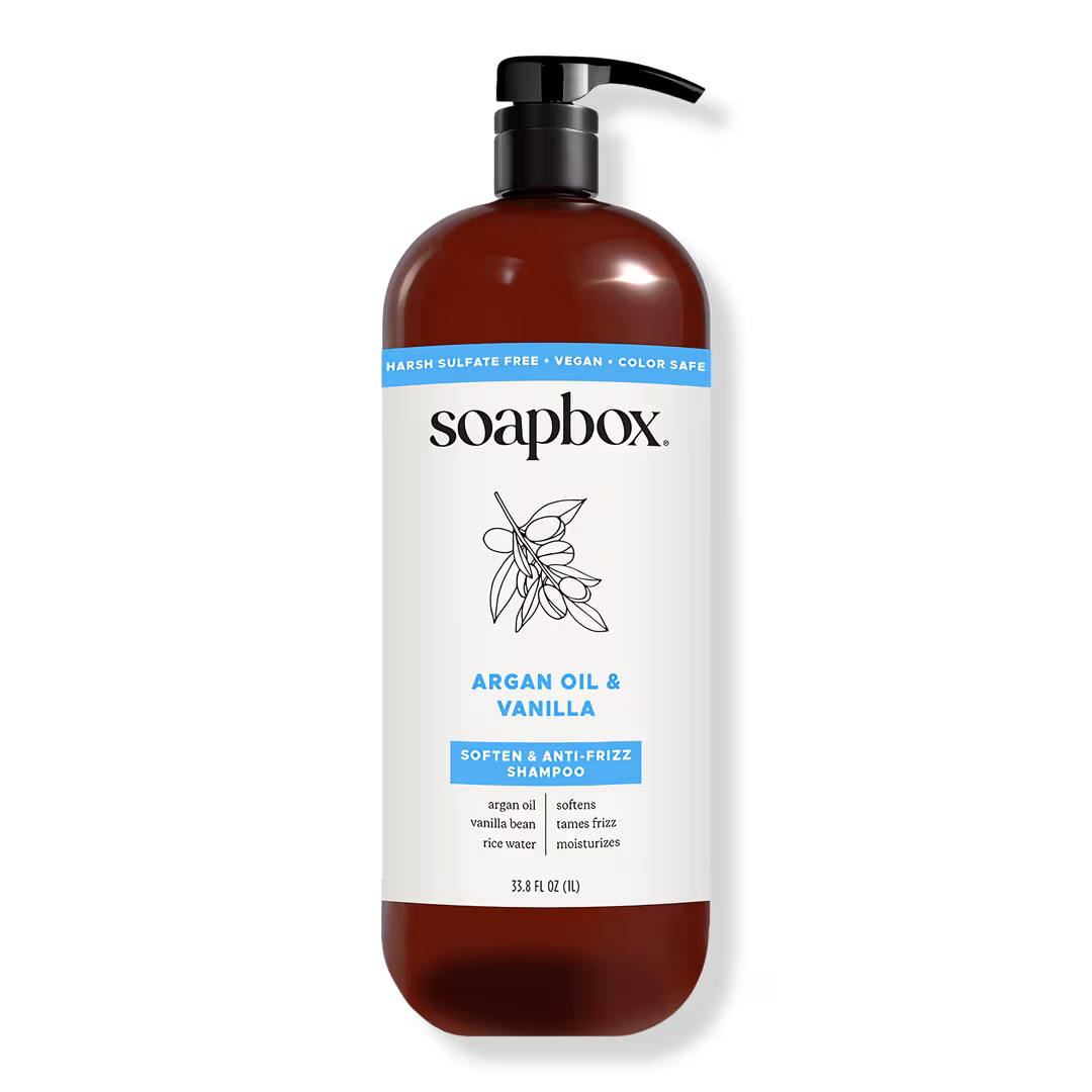 Soapbox  Argan Oil & Vanilla Anti-Frizz Shampoo