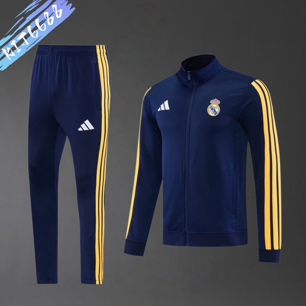 2026/2027 Real Madrid Full Zipper Training Suit (Adult Set)