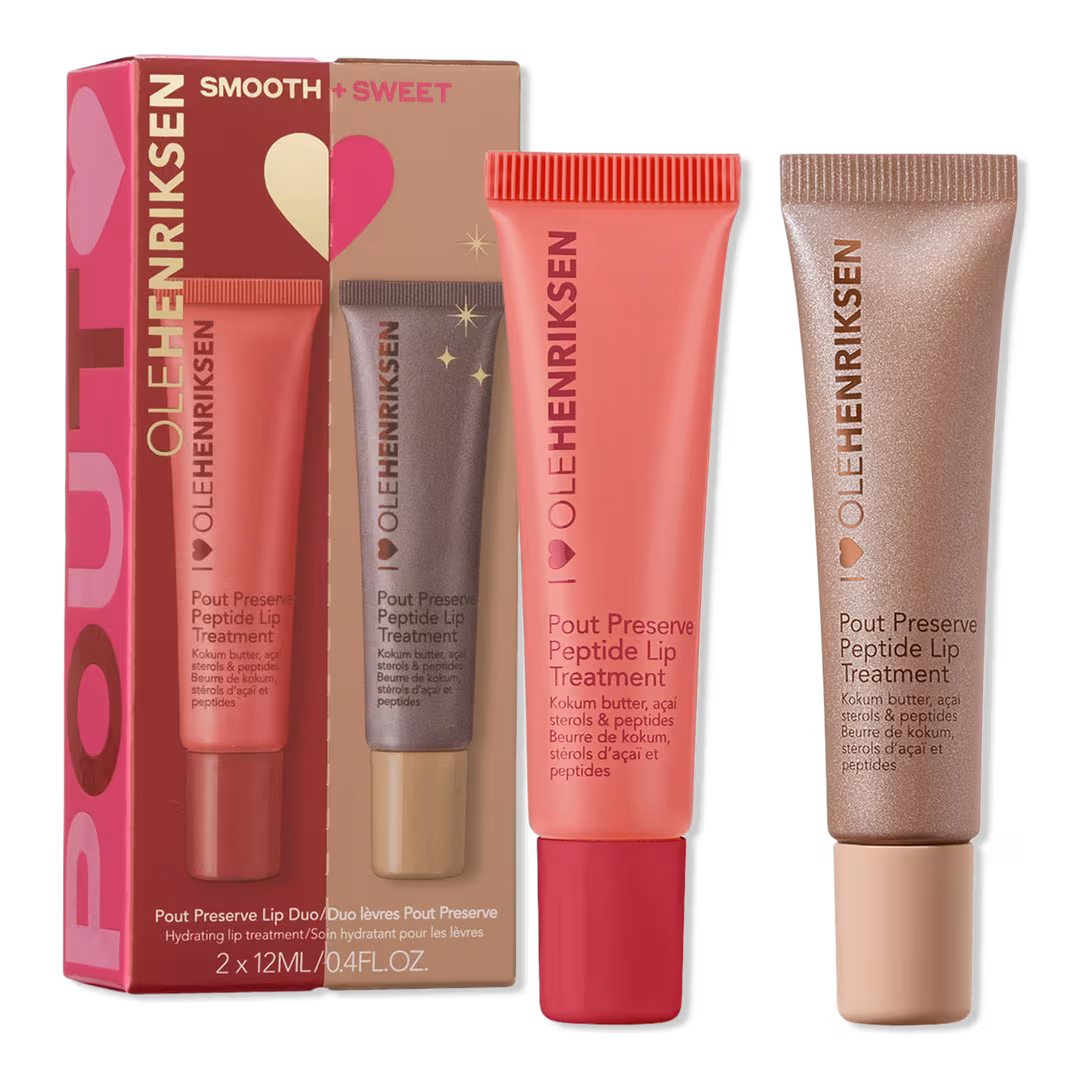 OLEHENRIKSEN  Smooth + Sweet Pout Preserve Peptide Lip Duo