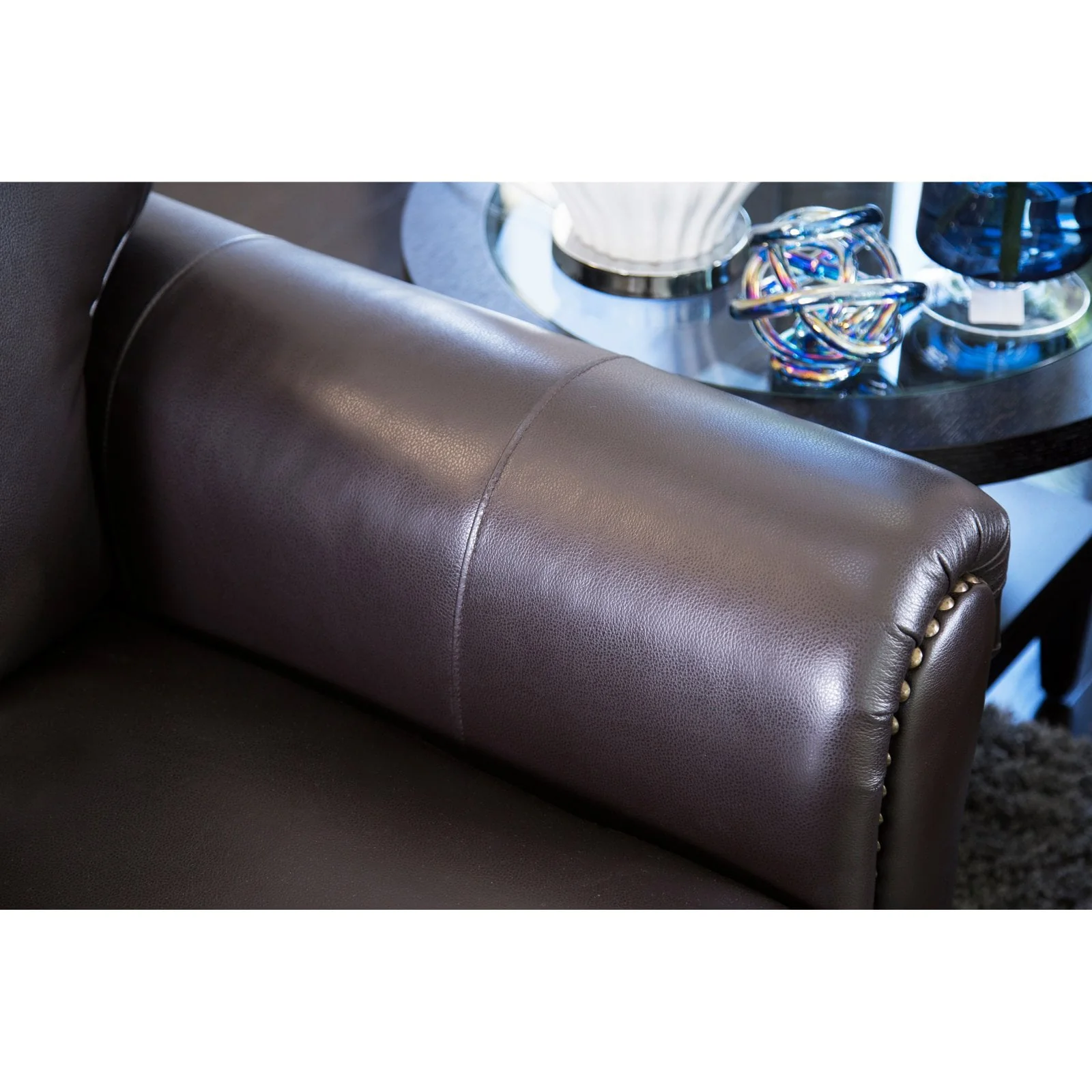 Devon & Claire Bellagio Leather Loveseat