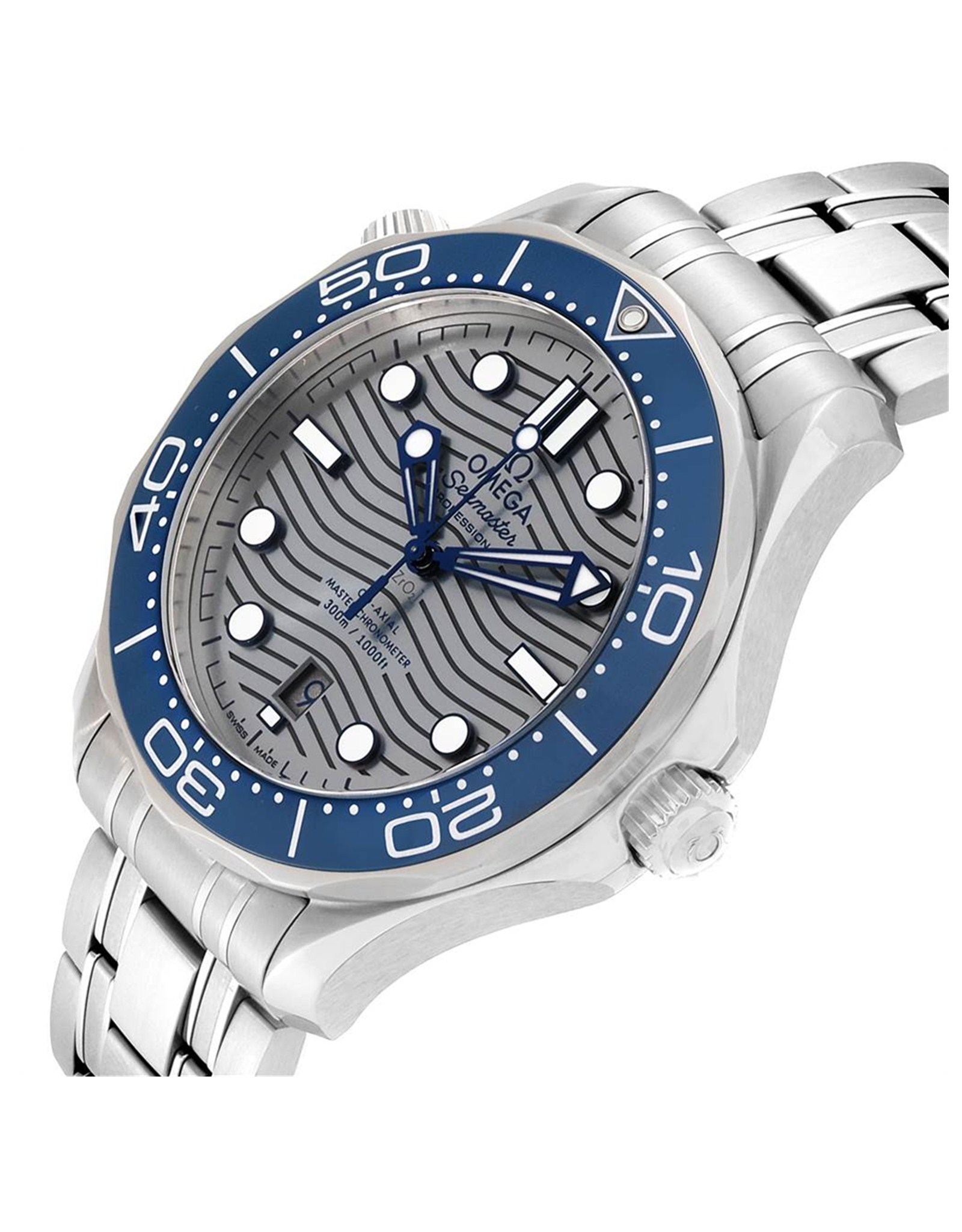 Replica Omega Seamaster Ceramic Grey Dial Men's Watch 210.30.42.20.06.001 42MM