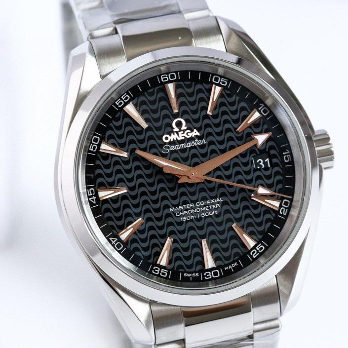 Omega Watch SEAMASTER AQUA TERRA 150M BROWN HAND BLACK DIAL