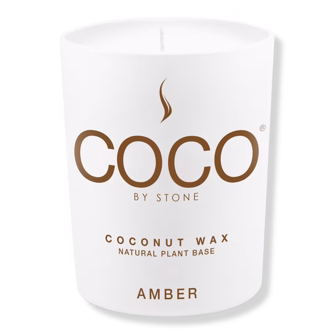 COCO by Stone  Amber Coconut Wax Candle