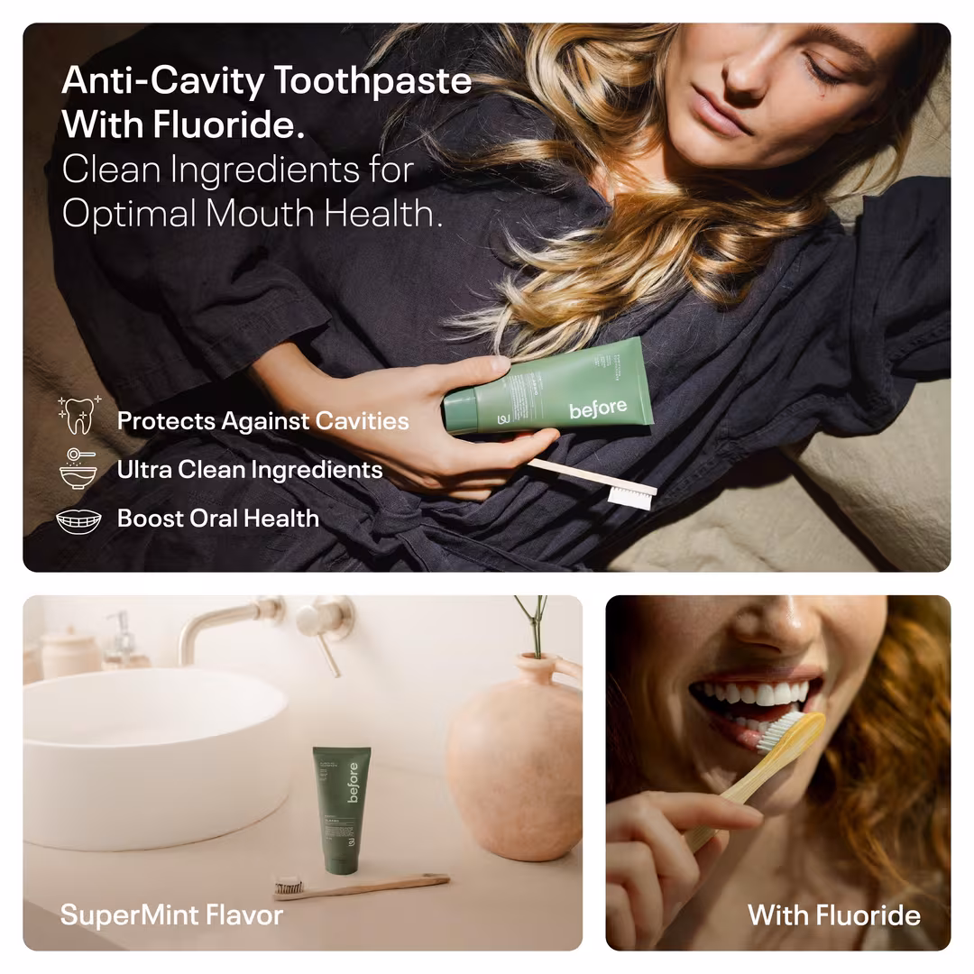 Before Oral Care  Anti-Cavity SuperMint Classic