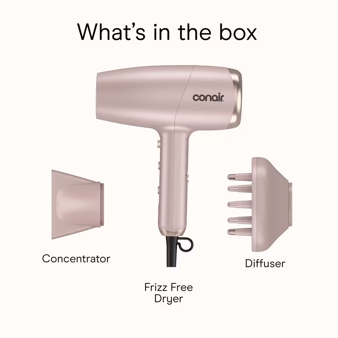 Conair  InfinitiPRO By Conair 1875W Frizz-Free Pro Titanium Ceramic AC Dryer