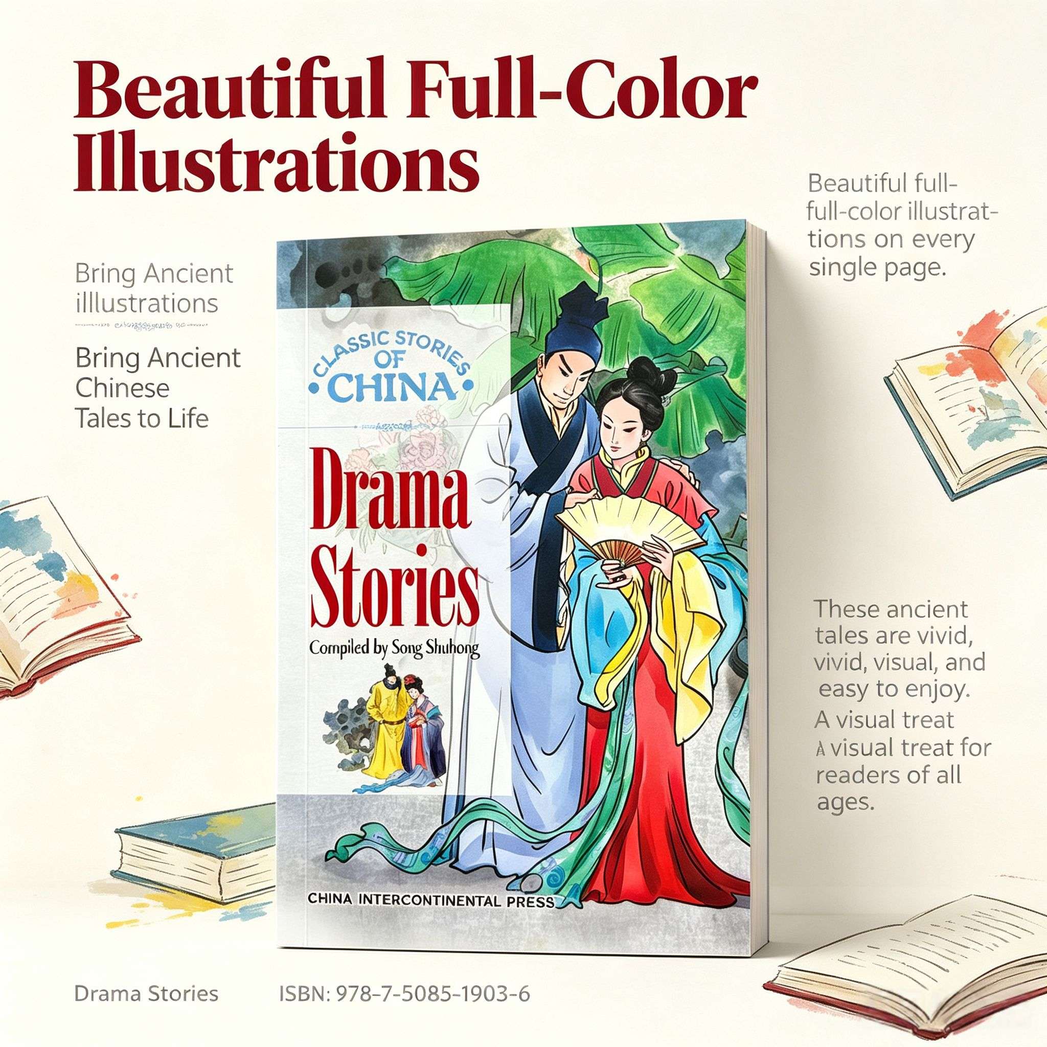 Drama Stories - Classic Chinese Operas & Plays (English Edition, Illustrated)