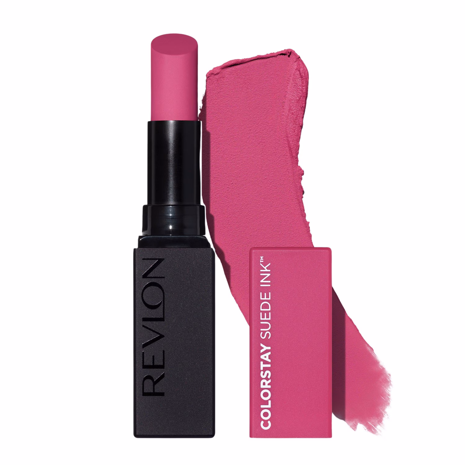 Revlon ColorStay Suede Ink Lippenstift, deckend, langanhaltend, nicht übertragend, mit Vitamin E, wasserfest, 008 That Girl, 2.55g