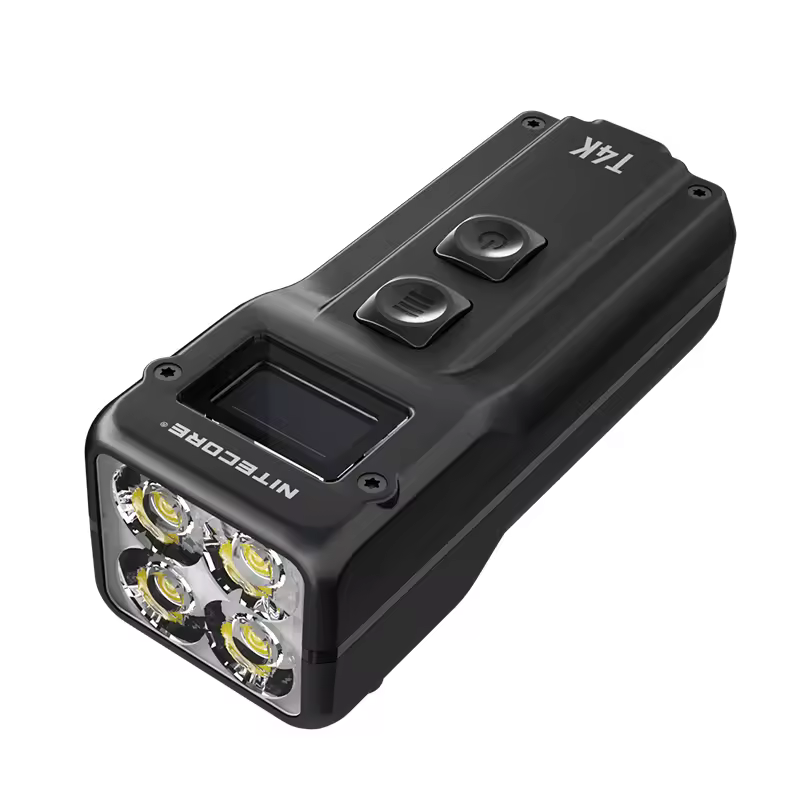 NITECORE T4K Keychain Flashlight 4000 lumens handheld portable super bright USB-C Charging emergency edc key lamp with battery