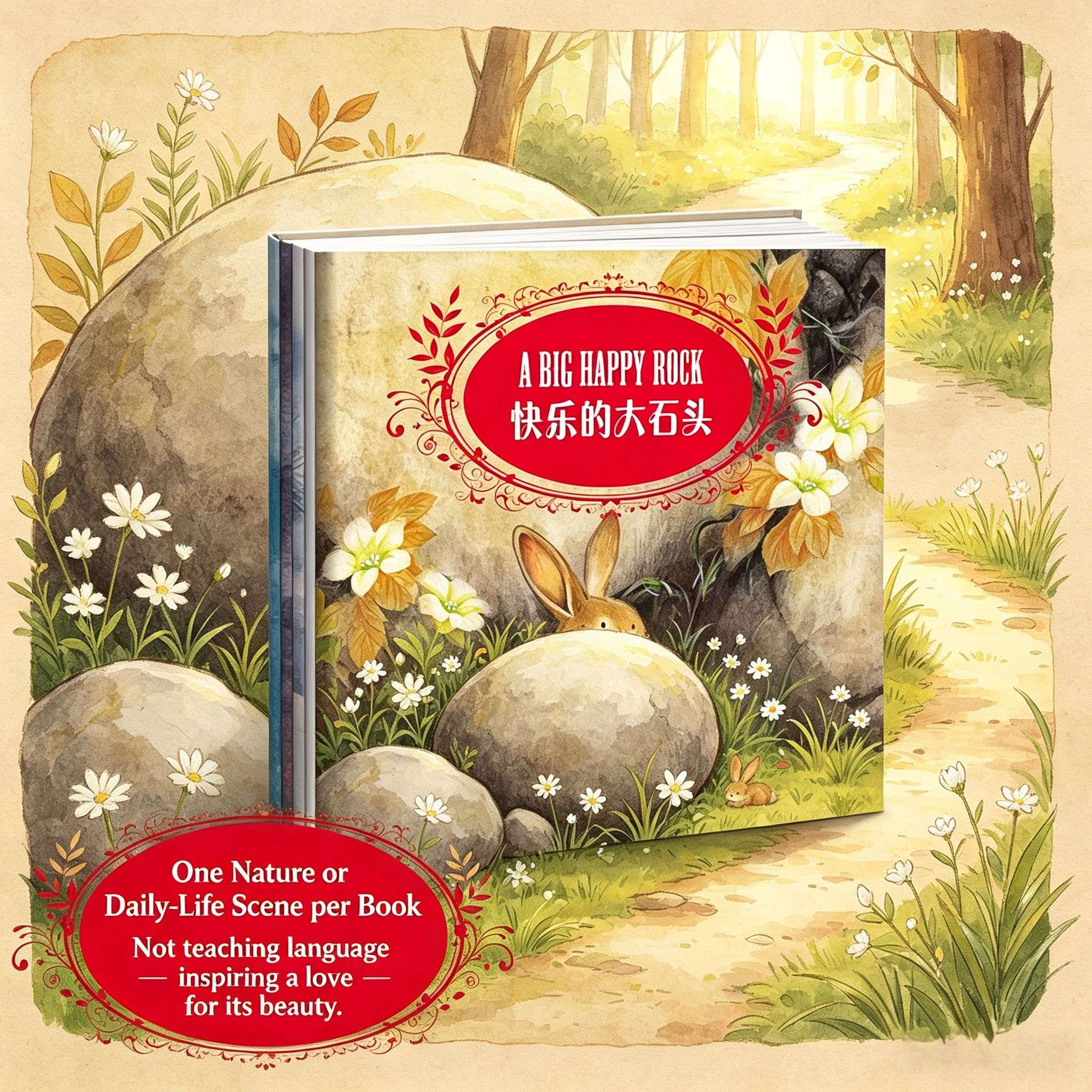 Zhang Weixin Children‘s Aesthetic Picture Book Series (Bilingual Chinese-English)