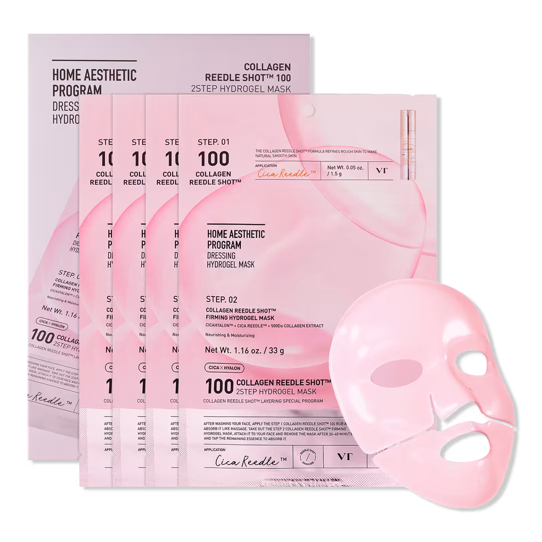 VT Cosmetics  Collagen Reedle Shot 100 2-Step Hydrogel Mask