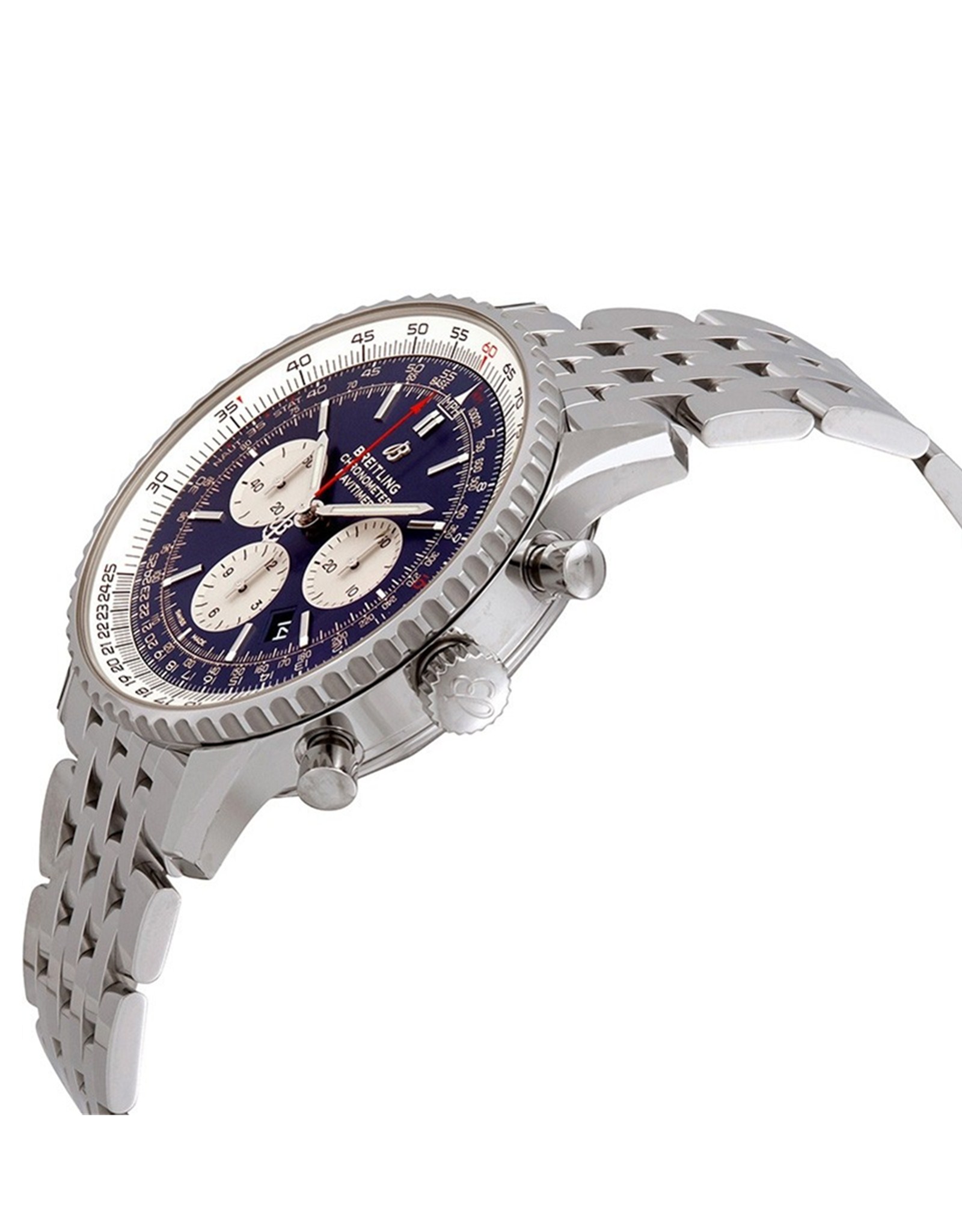 Replica Breitling Navitimer Blue Dial Stainless Steel Bracelet AB0127211C1A1