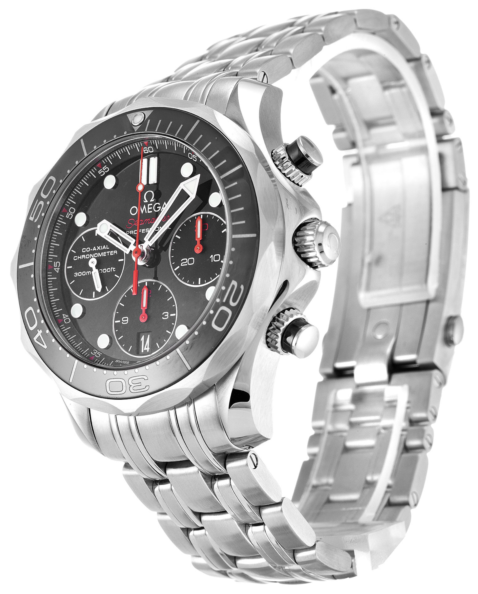Replica Omega Seamaster 300m Black Dial Stainless Steel Strap 212.30.42.50.01.001 41MM