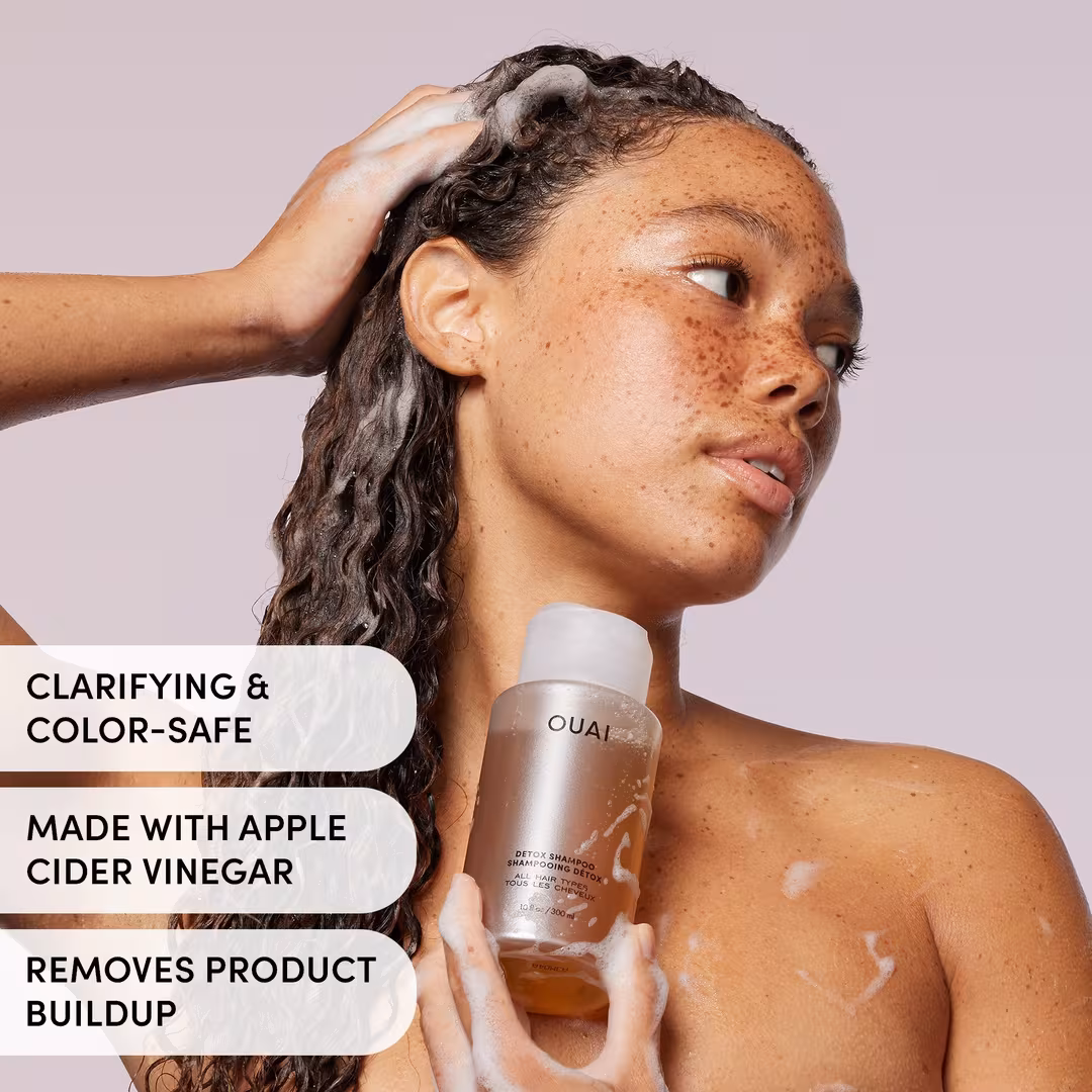 OUAI  Limited Edition Detox Shampoo & Fine to Medium Treatment Mask Kit
