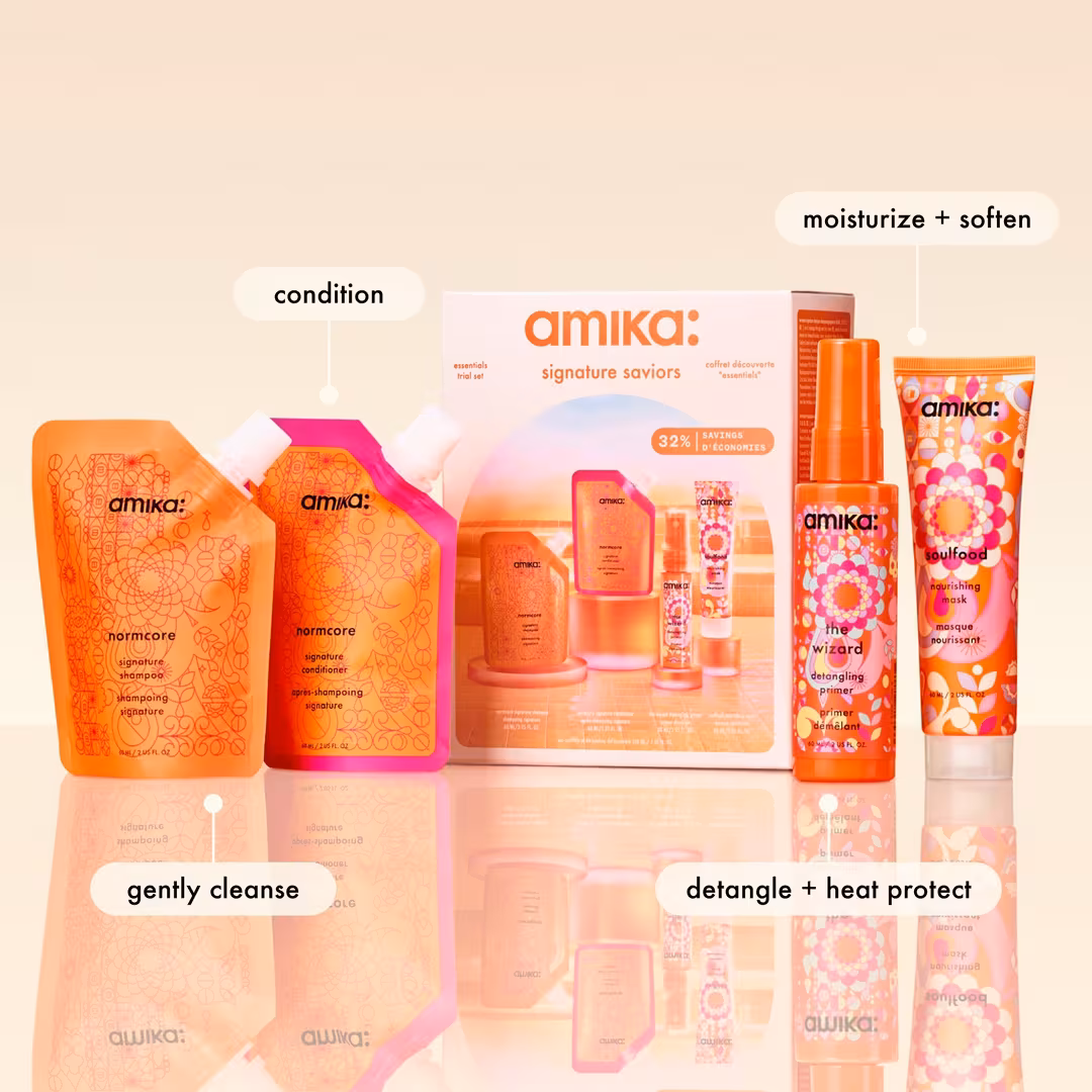 amika  Signature Saviors Essential Trial Set