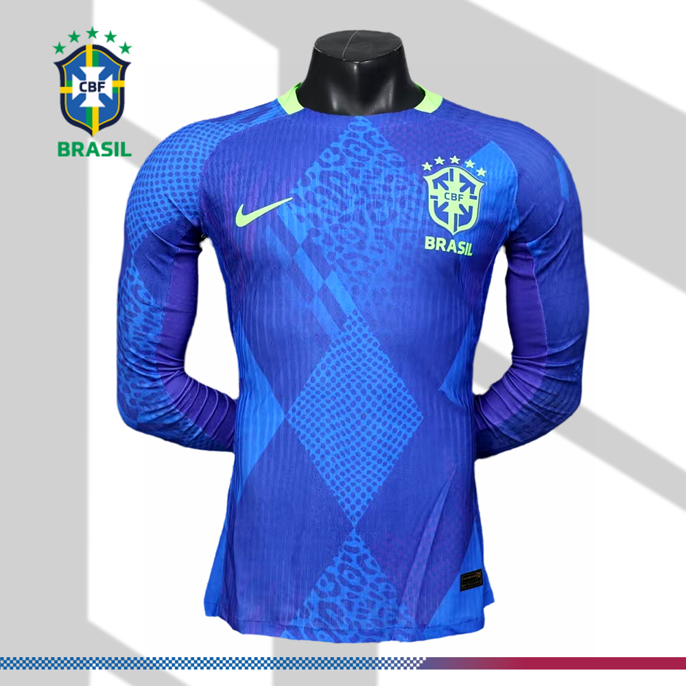 2025/2026 Brazil Special Edition Long Sleeve Football Shirt (Player Edition)