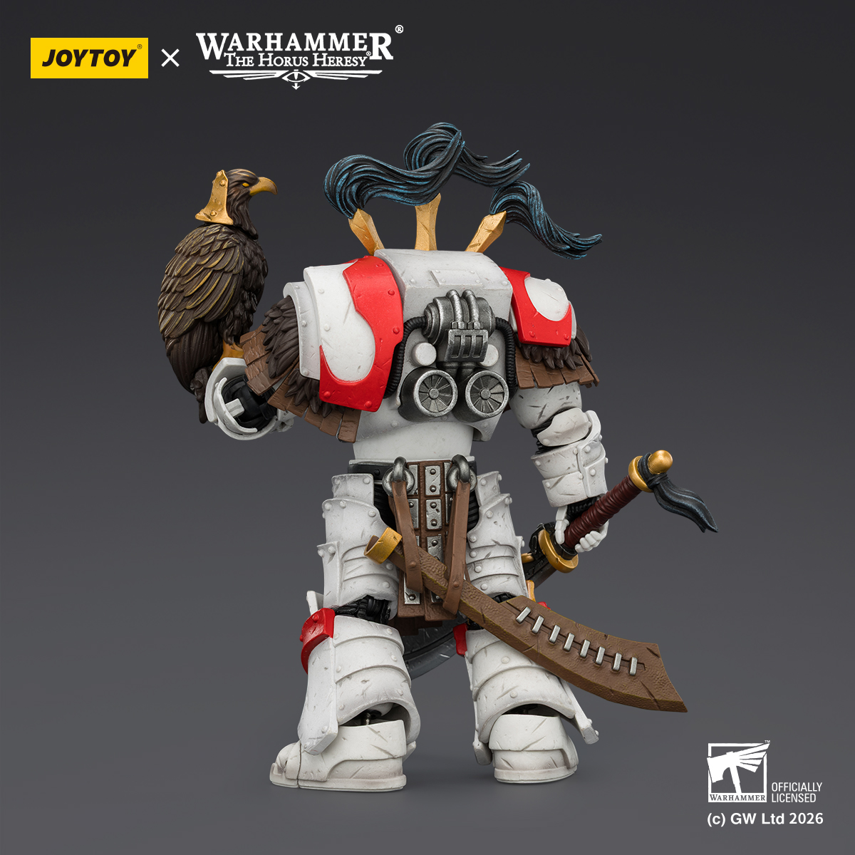 JOYTOY Warhammer 40K 1: 18 White Scars Stormseer Consul and Legion Praetor in Cataphractii Terminator Armour - JOYTOY WORLD