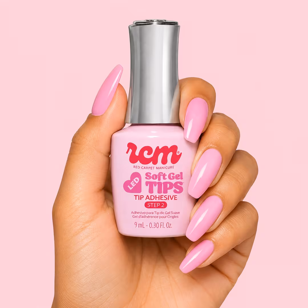 Red Carpet Manicure  LED Soft Gel Tip Adhesive Gel Coat