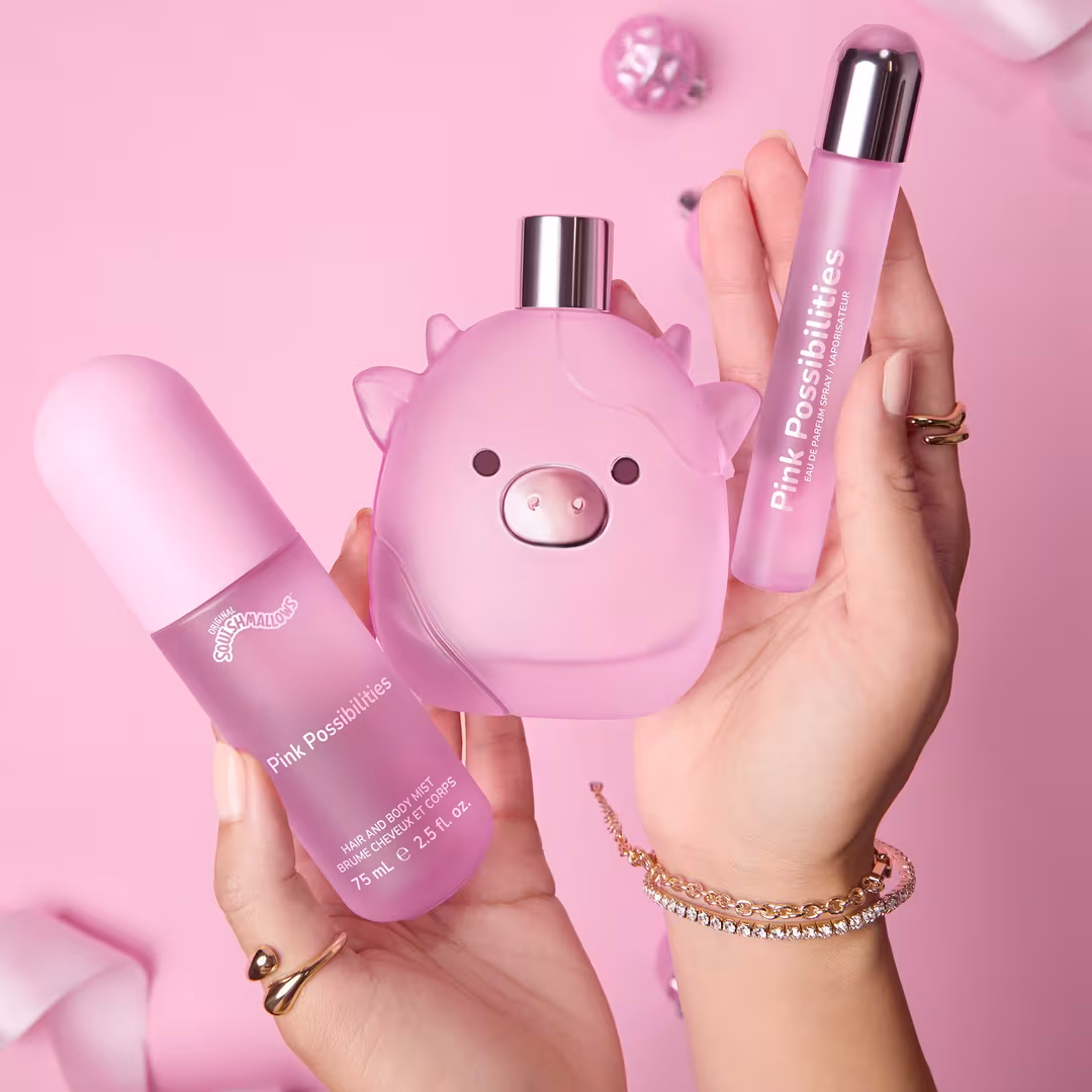 Squishmallows Fragrances  Pink Possibilities Deluxe Set