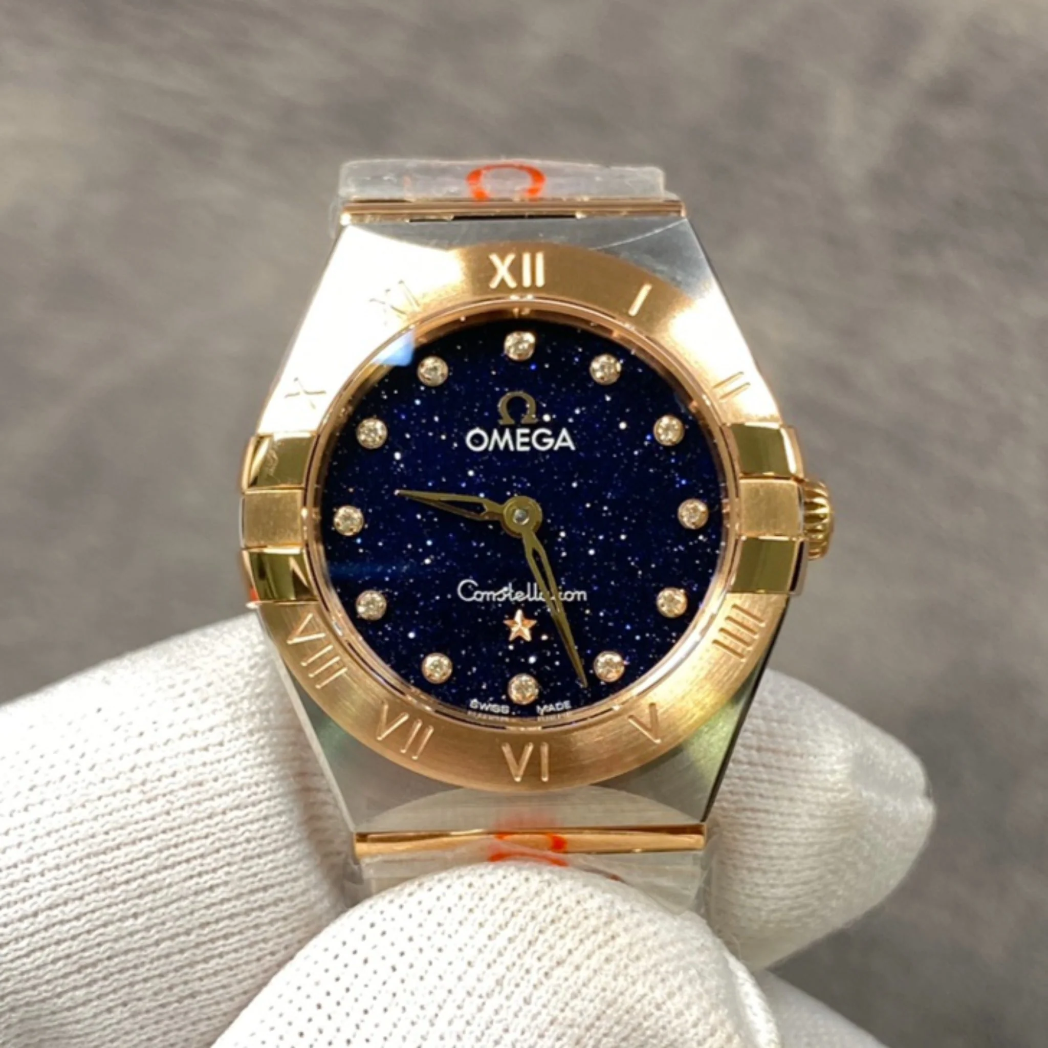 Omega Watch CONSTELLATION MAHATTAN 25MM BLUE DIAL