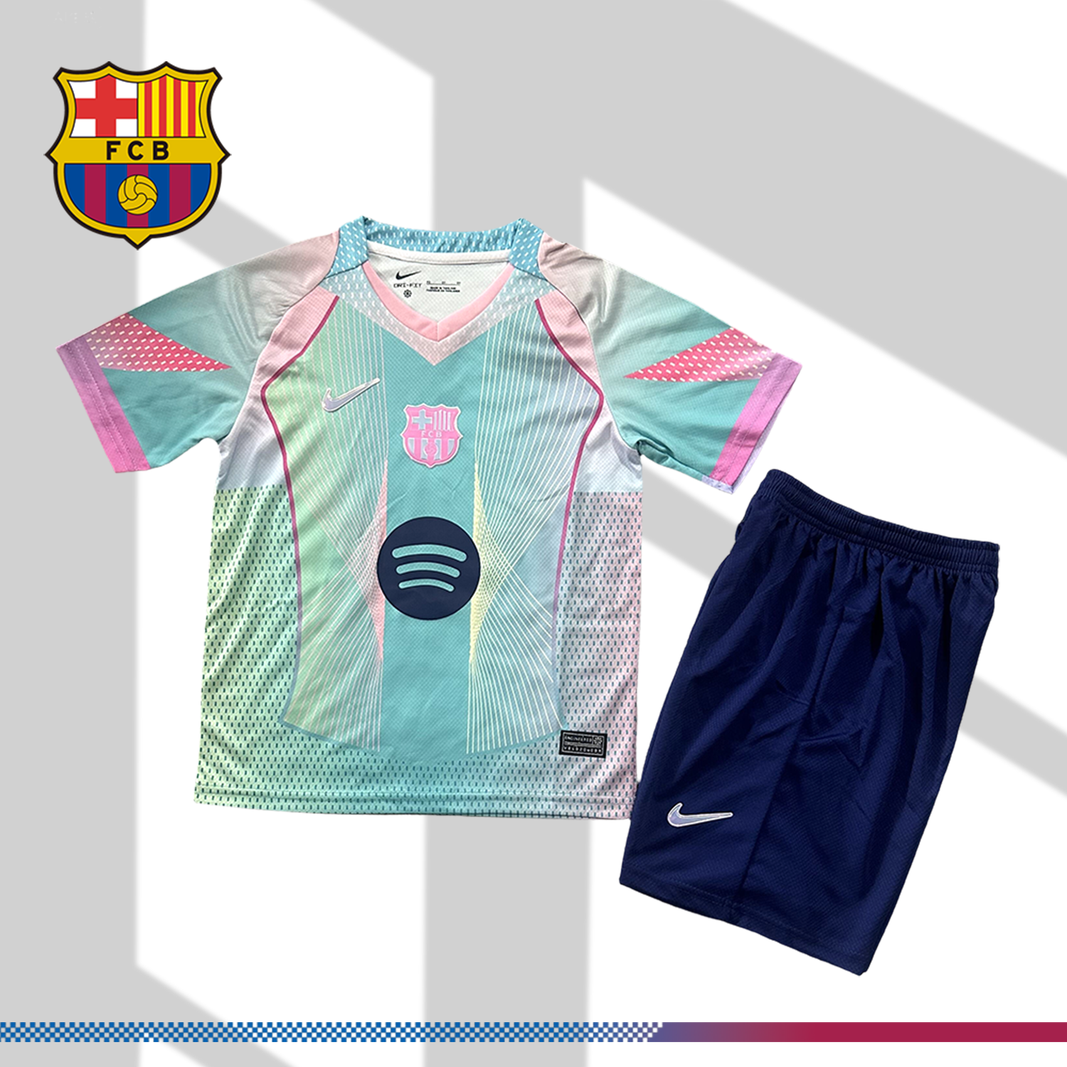2025/2026 Barcelona Special Edition Football Shirt (Kids Kit socks)