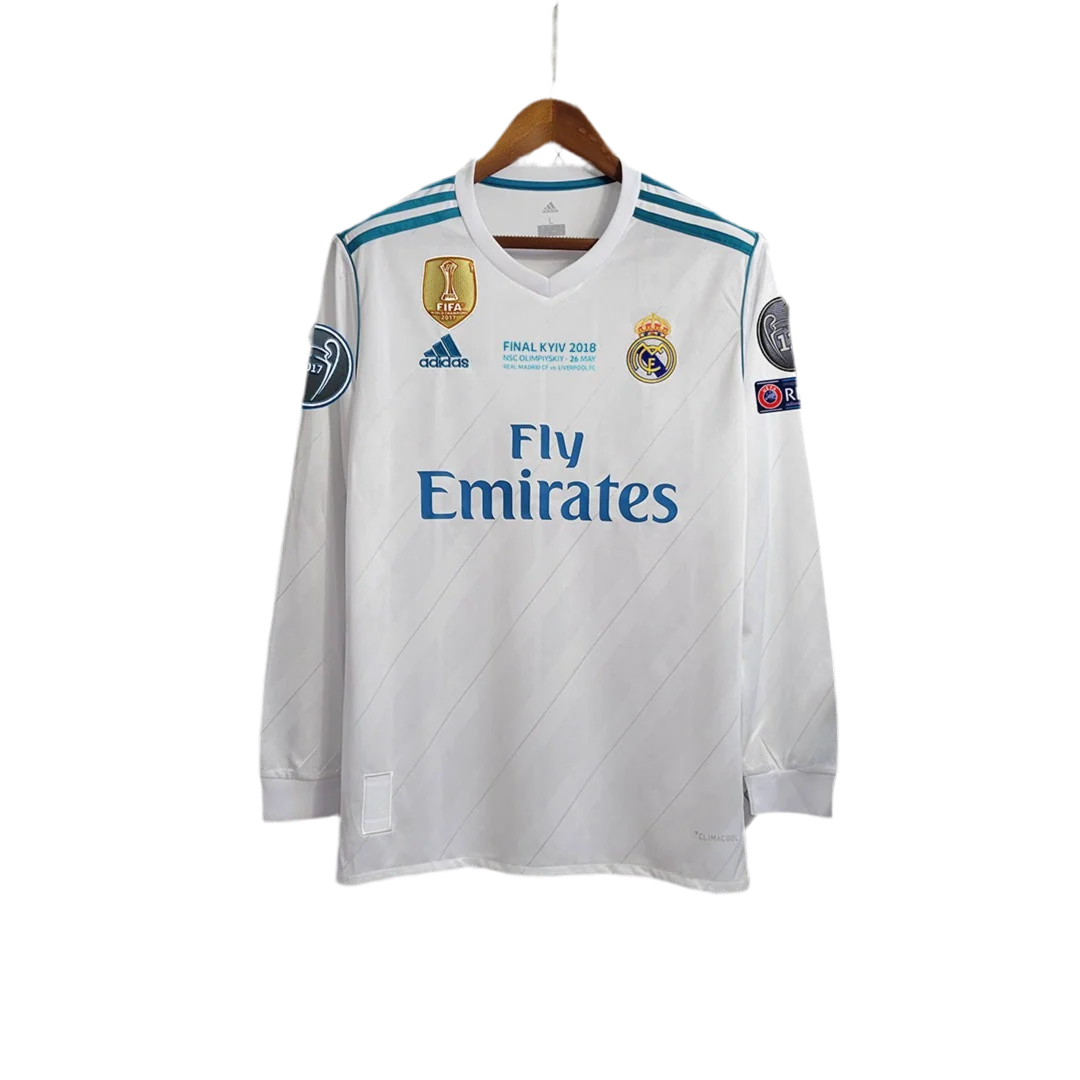 Real Madrid 2017/18 Home Long Sleeve