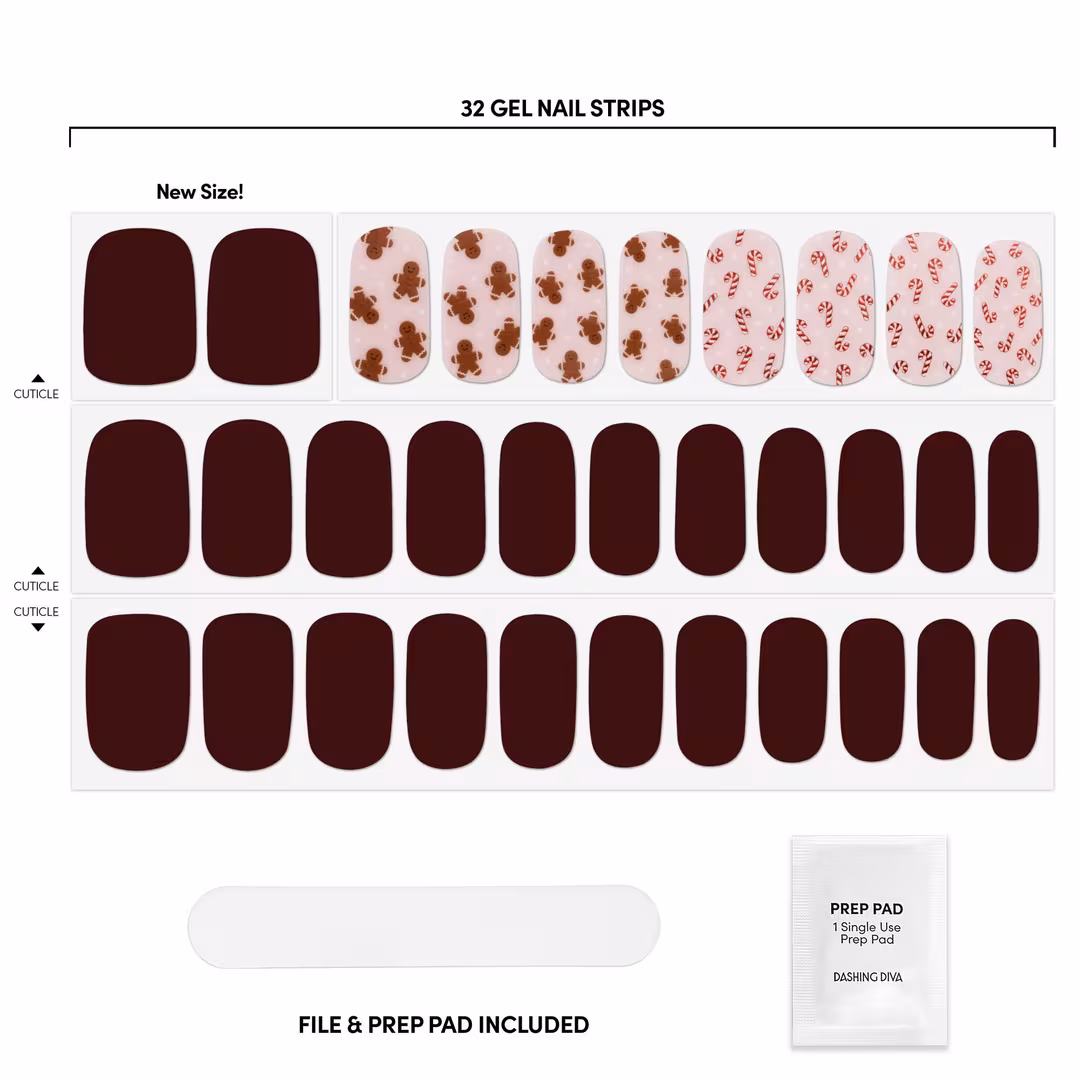 Dashing Diva  GLOSS, Gel Nail Strips, Sugar & Spice
