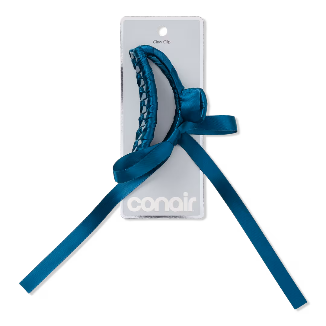 Conair Accessories  Ribbon-Wrapped Claw Clip with Bow