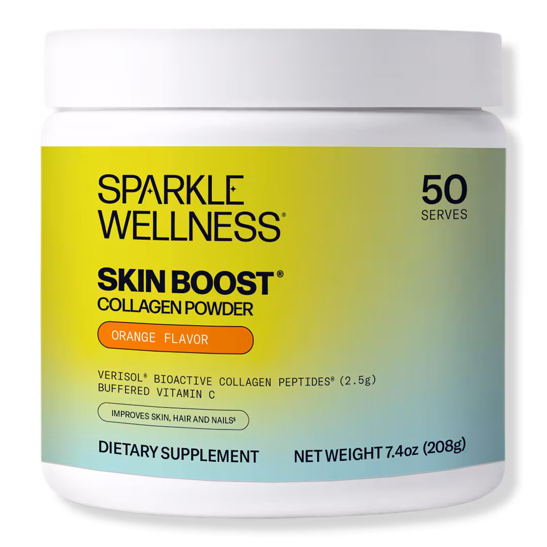 Sparkle Wellness  Skin Boost Verisol Bioactive Collagen Peptides - Orange