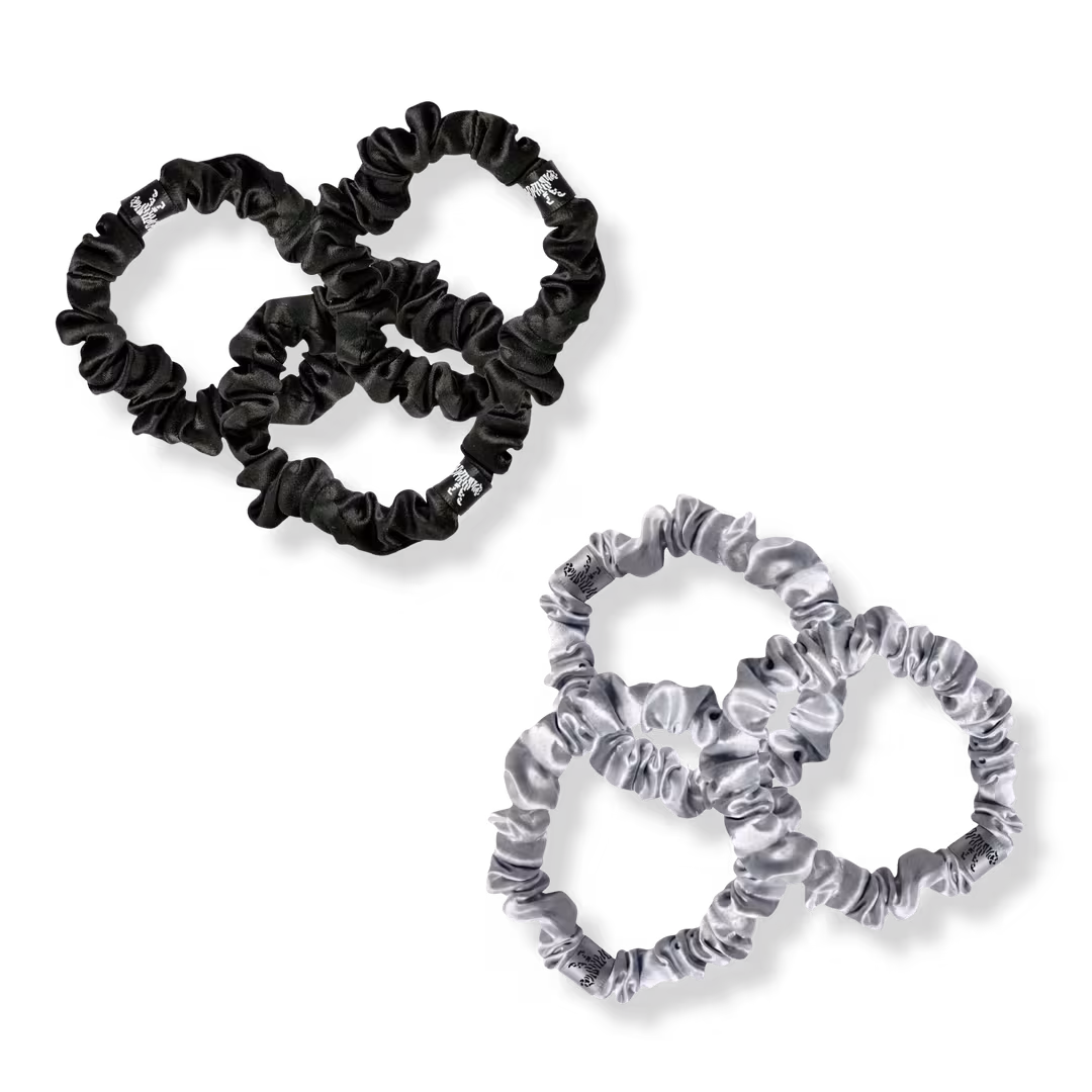 LINA LENNOX  Organic Silk Small Scrunchie Set