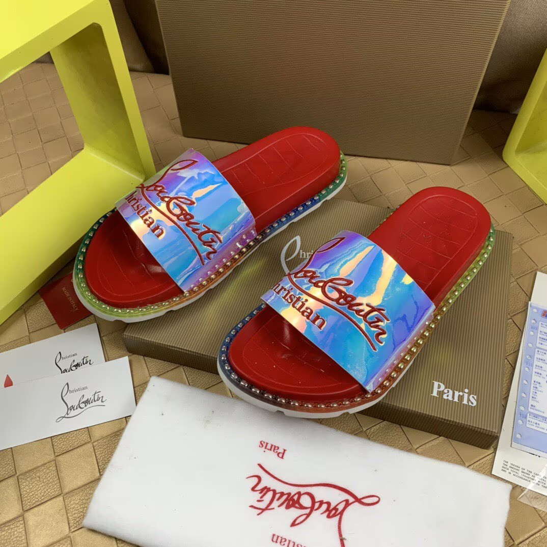 CHRISTIAN LOUBOUTIN SLIPPERS - CCSHOES