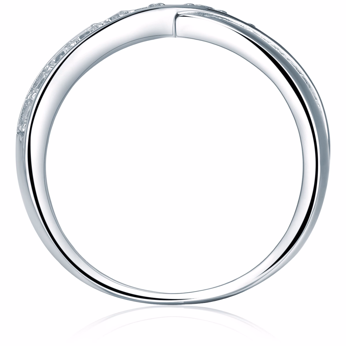 Ring Sterling Silber Zirkonia in Silber