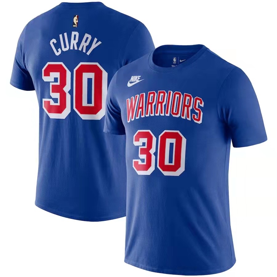 Stephen Curry Golden State Warriors Casual T-shirt Blue 2023