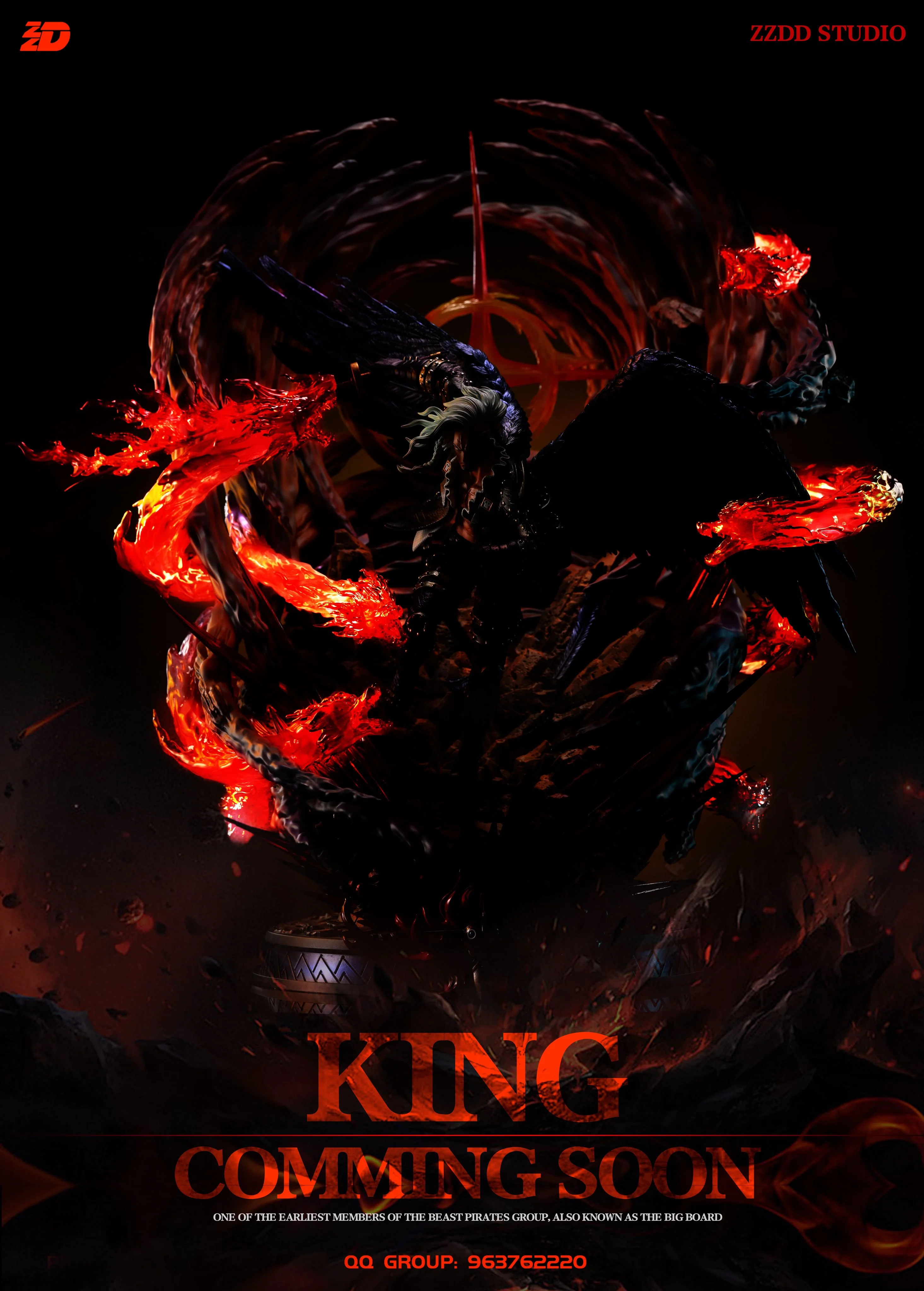 One Piece - King | 1:4 Resin Statue | von ZZDD Studio