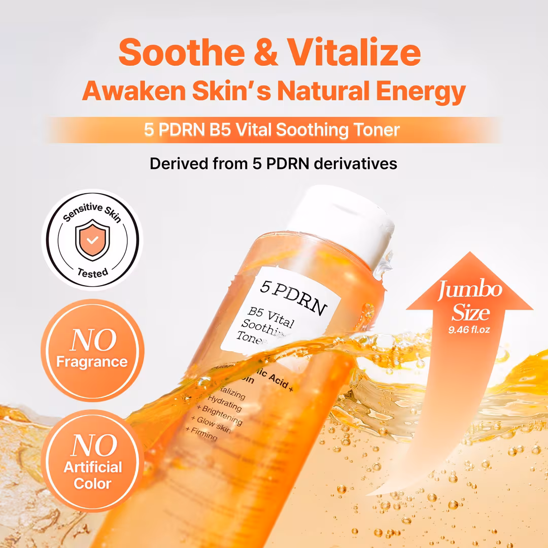 COSRX  5 PDRN B5 Vital Soothing Toner with Hyaluronic Acid & Allantoin
