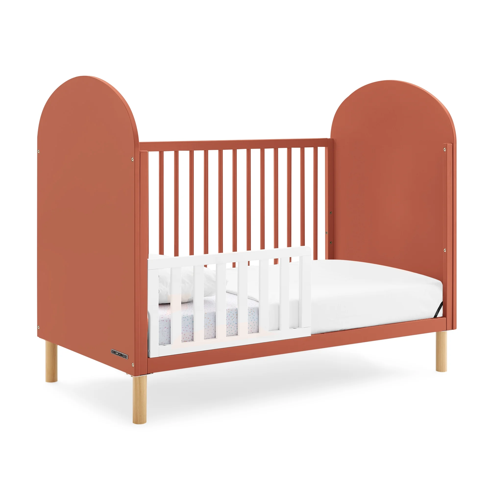 Delta Children Reese 4-in-1 Convertible Crib - Greenguard Gold Certified, Sedona/Natural