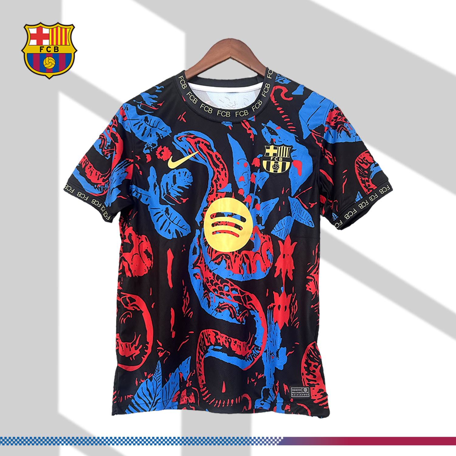 2025/2026 Barcelona Pre-match Football Jersey (Fan Edition)