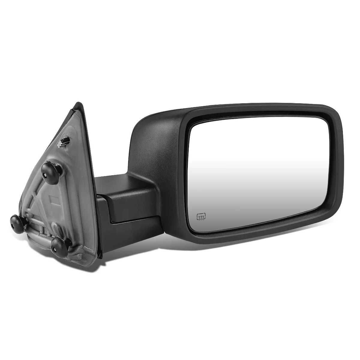 DNA Motoring TWM-037-OE-T888-BK-R For 2009 to 2016 Ram Truck Powered Heated Defroster Tow Mirror w / LED Signal Light (Right / Passenger)