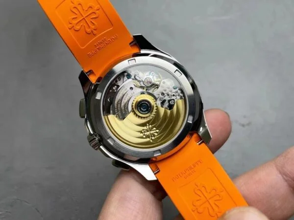 Replica Aquanaut 5968A-001 Patek Philippe Chronograph 42.2 mm,Steel,5968A-001 Orange Strap