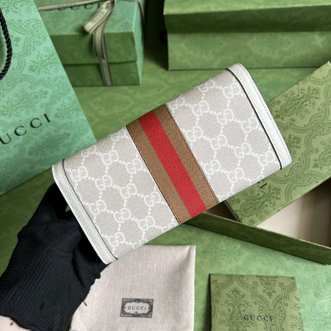 Gucci Ophidia GG continental wallet 523153