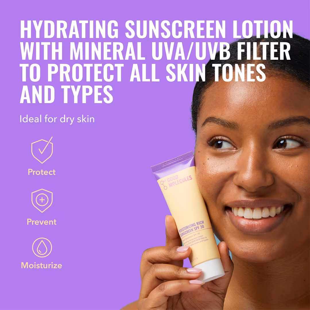 Good Molecules  Moisturizing Rich Sunscreen SPF 30