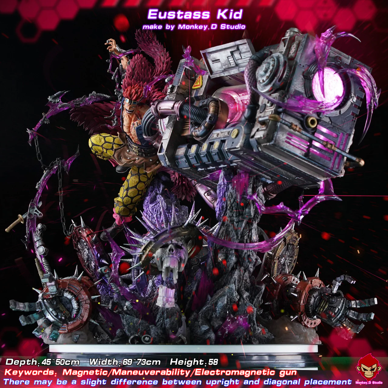 One Piece- Eustass Kid | 1:6 Resin Statue | by Monkey D Studio