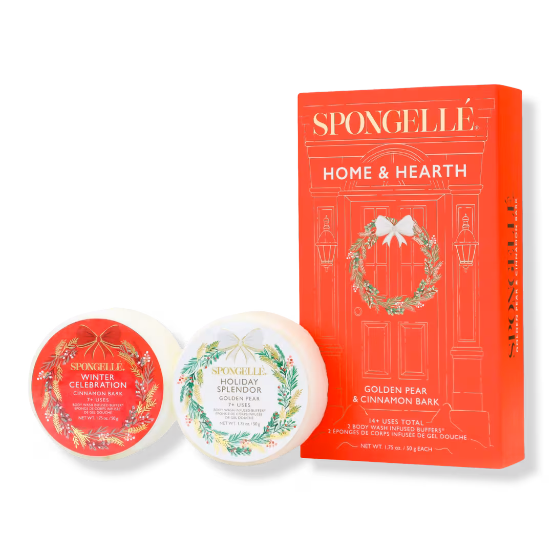 SPONGELLE  Home & Hearth Body Wash Infused Buffers Gift Set