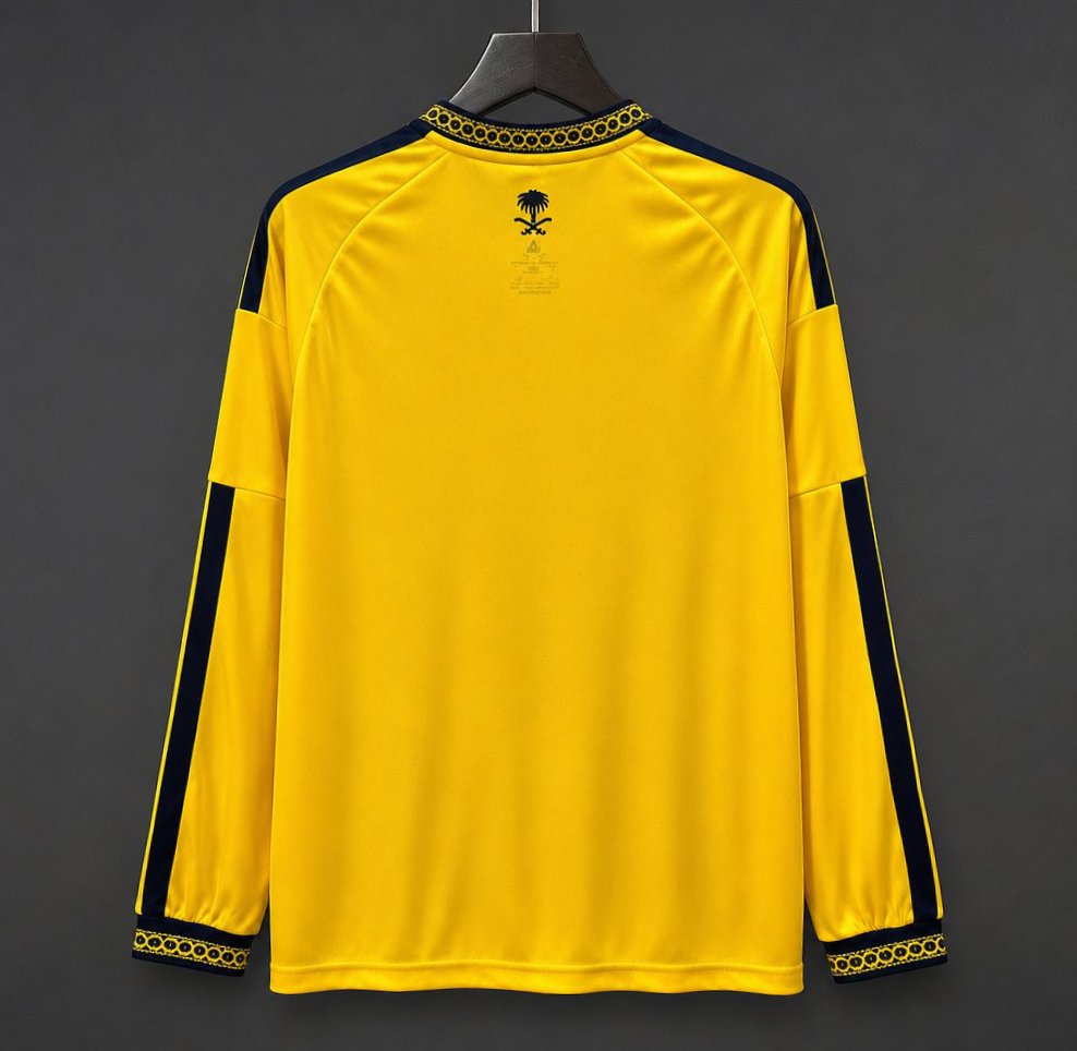 Al-Nassr 2026/2027 Riyadh Victoryr Home Long Sleeve Football Shirt (Fans version)