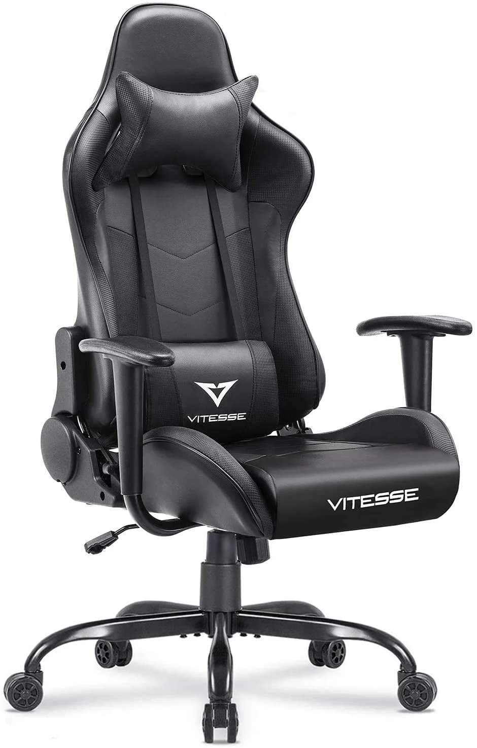 Vitesse gaming chair, 2022 Racing style gamer chair for teens,Comfortable High Back game chair,Lumbar Support and Headrest Computer Desk Chair with Height Adjustable Swivel Office Chair