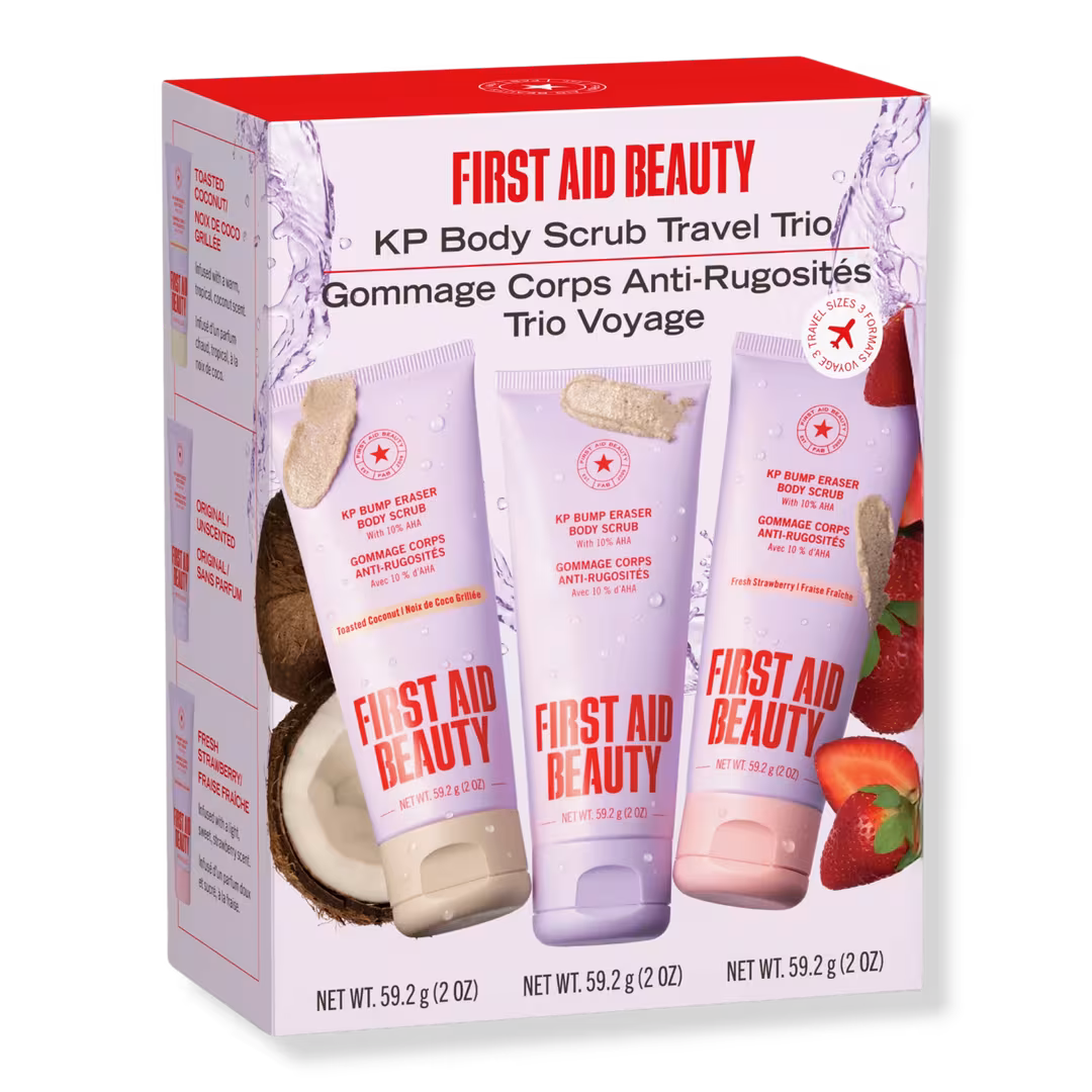 First Aid Beauty  KP Body Scrub Discovery Travel Trio