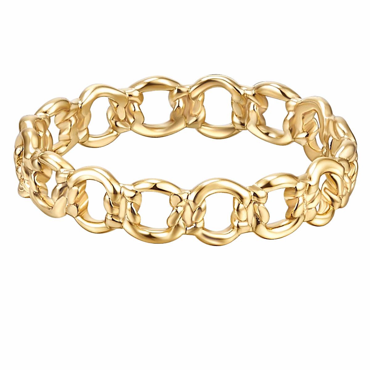 Ring Sterling Silber in Gelbgold