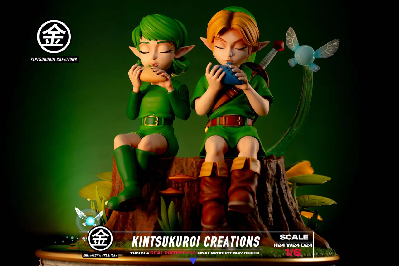 Legend of Zelda - Link & Saria diorama | 1:6 Resin Statue | by Kintsukuroi Creations